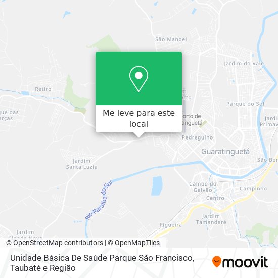 Unidade Básica De Saúde Parque São Francisco mapa