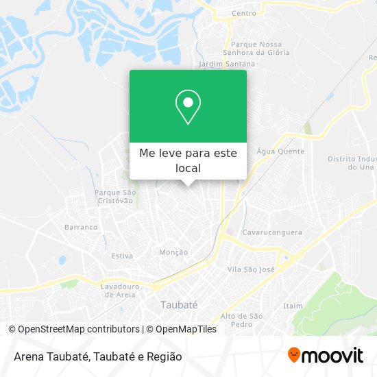 Arena Taubaté mapa