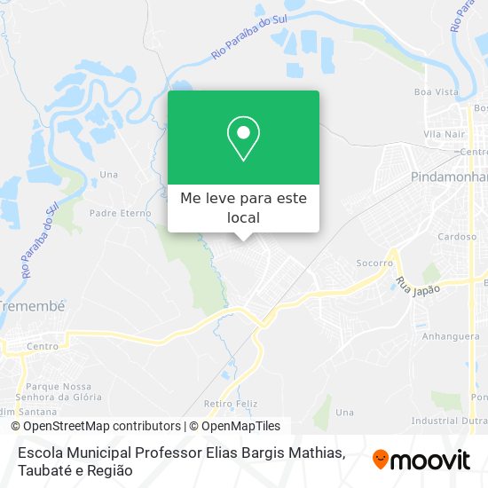 Escola Municipal Professor Elias Bargis Mathias mapa
