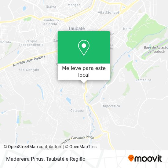 Madereira Pinus mapa