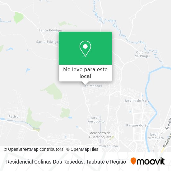 Residencial Colinas Dos Resedás mapa