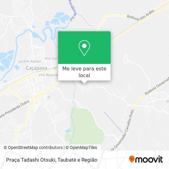 Praça Tadashi Otsuki mapa