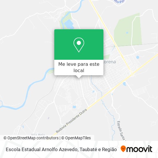 Escola Estadual Arnolfo Azevedo mapa