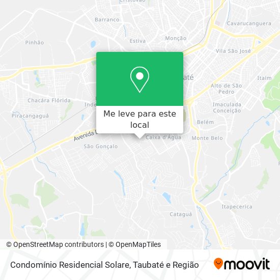 Condomínio Residencial Solare mapa