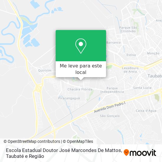 Escola Estadual Doutor José Marcondes De Mattos mapa