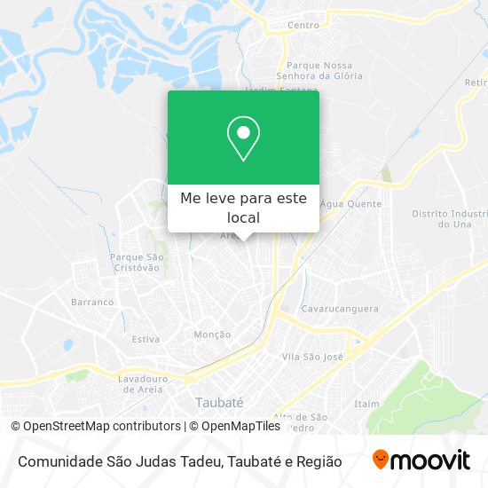 Comunidade São Judas Tadeu mapa