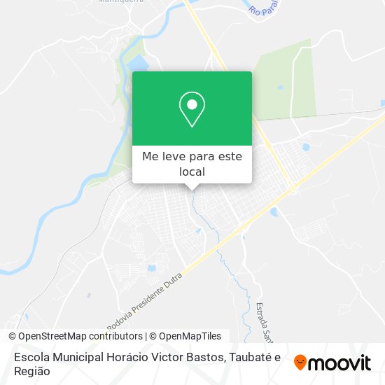 Escola Municipal Horácio Victor Bastos mapa