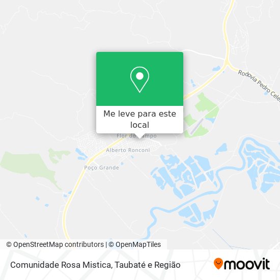Comunidade  Rosa Mistica mapa