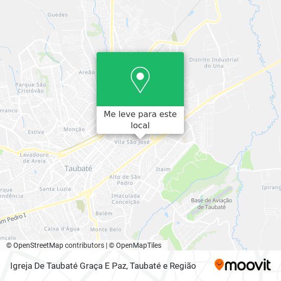 Igreja De Taubaté Graça E Paz mapa