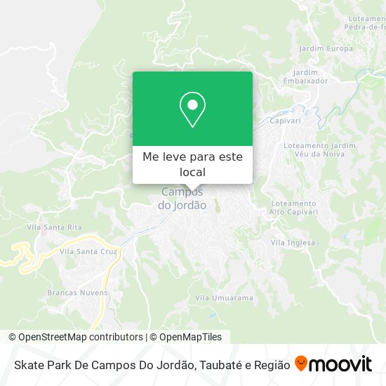 Skate Park De Campos Do Jordão mapa