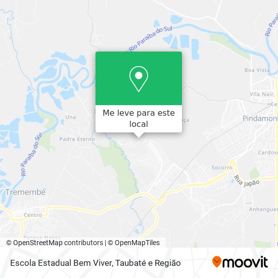 Escola Estadual  Bem Viver mapa