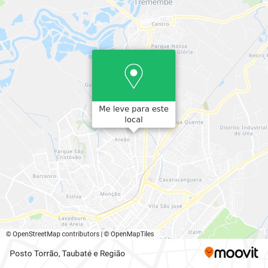 Posto Torrão mapa