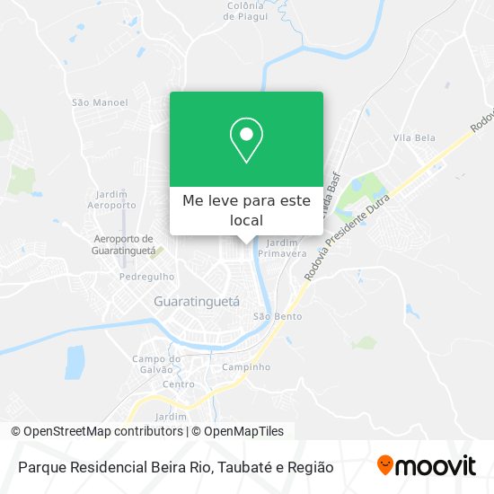 Parque Residencial Beira Rio mapa