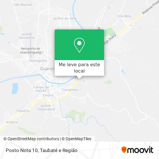 Posto Nota 10 mapa