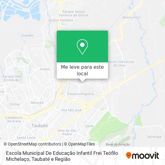 Escola Municipal De Educação Infantil Frei Teófilo Michelaço mapa