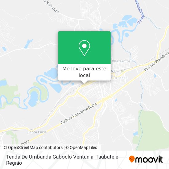 Tenda De Umbanda Caboclo Ventania mapa