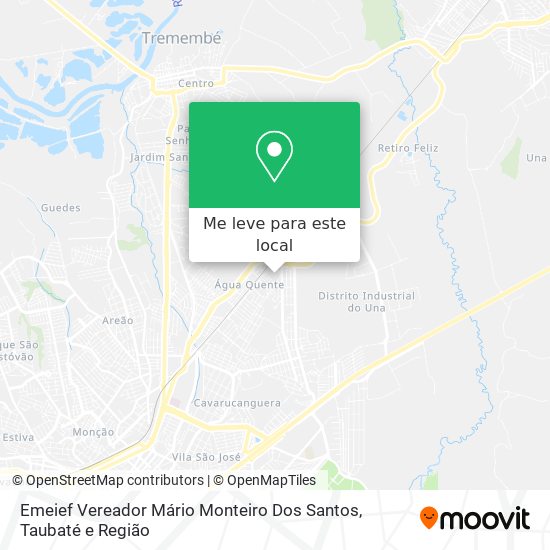 Emeief Vereador Mário Monteiro Dos Santos mapa