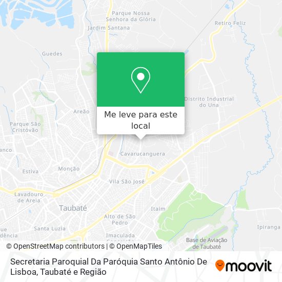 Secretaria Paroquial Da Paróquia Santo Antônio De Lisboa mapa