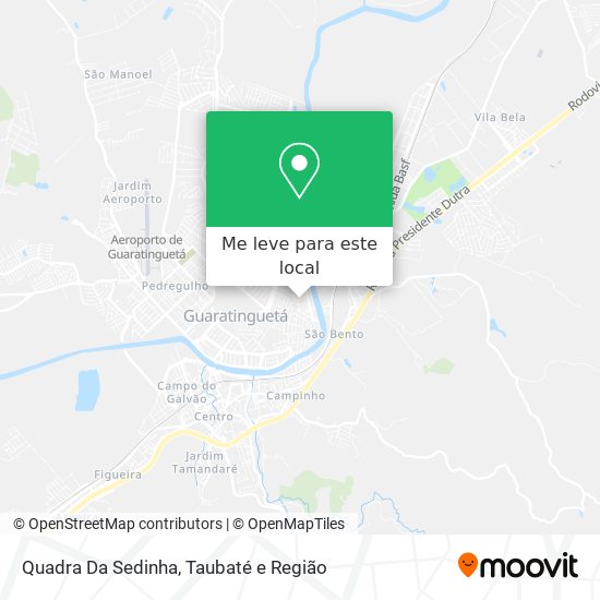 Quadra Da Sedinha mapa
