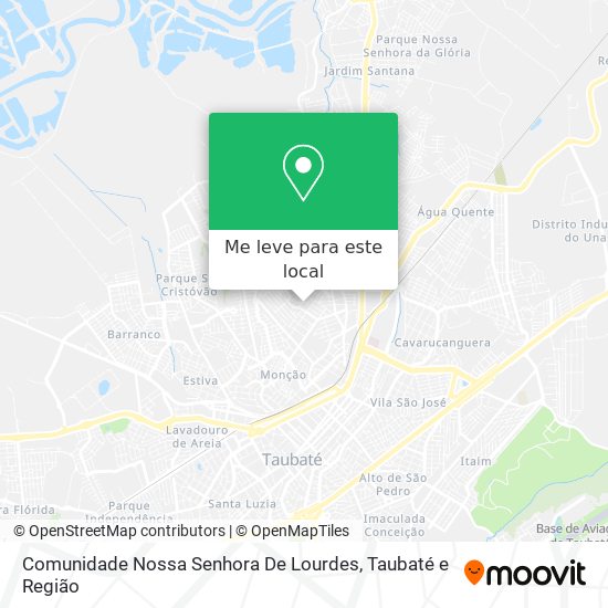 Comunidade Nossa Senhora De Lourdes mapa