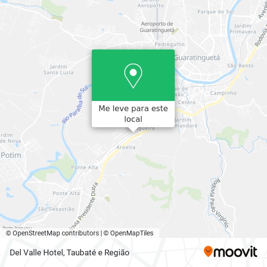 Del Valle Hotel mapa