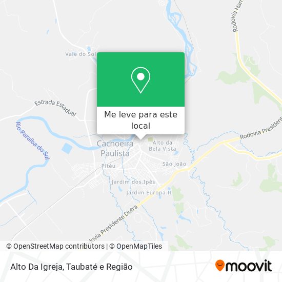 Alto Da Igreja mapa