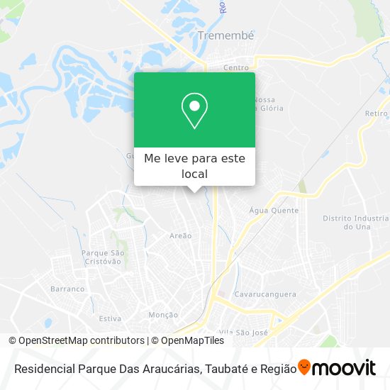 Residencial Parque Das Araucárias mapa