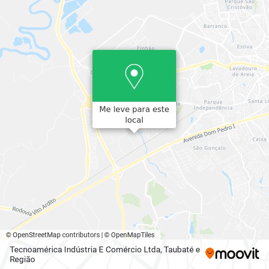 Tecnoamérica Indústria E Comércio Ltda mapa