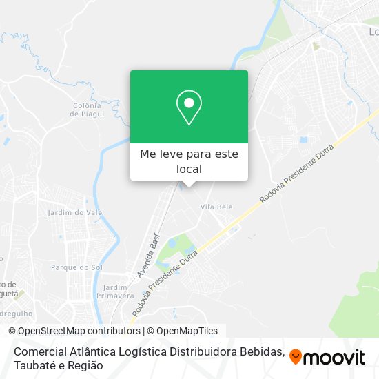Comercial Atlântica Logística Distribuidora Bebidas mapa