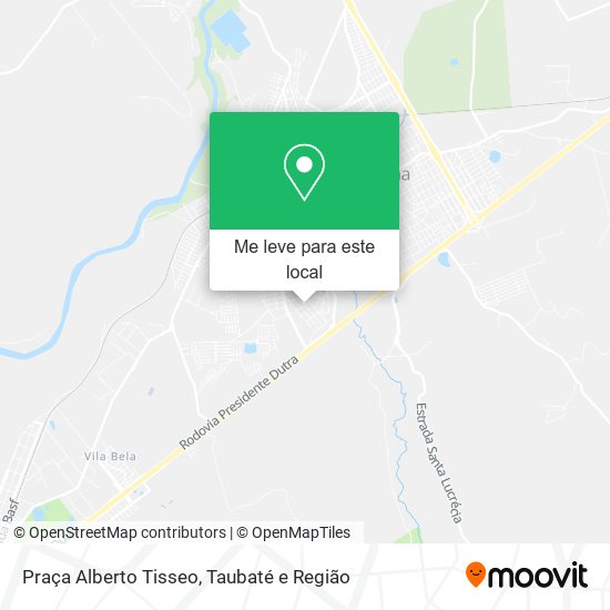 Praça Alberto Tisseo mapa