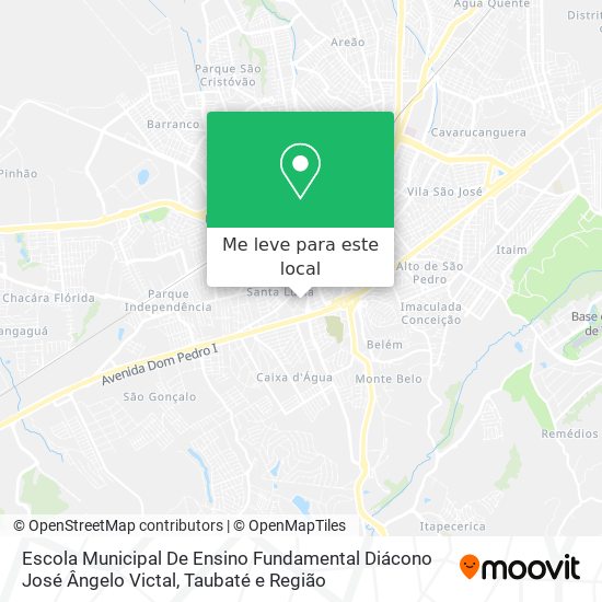 Escola Municipal De Ensino Fundamental Diácono José Ângelo Victal mapa