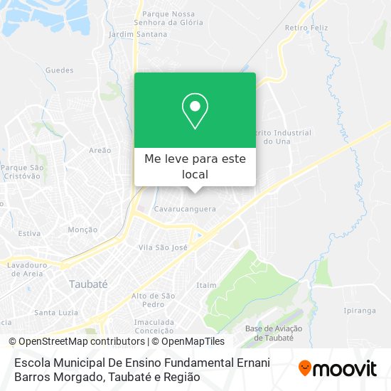 Escola Municipal De Ensino Fundamental Ernani Barros Morgado mapa