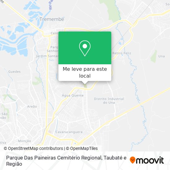 Parque Das Paineiras Cemitério Regional mapa