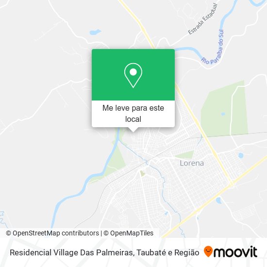 Residencial Village Das Palmeiras mapa