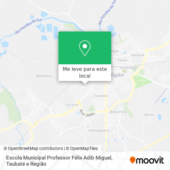 Escola Municipal Professor Félix Adib Miguel mapa