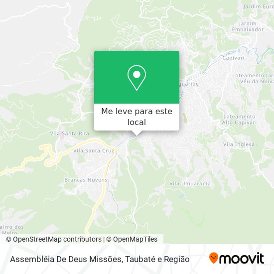 Assembléia De Deus Missões mapa
