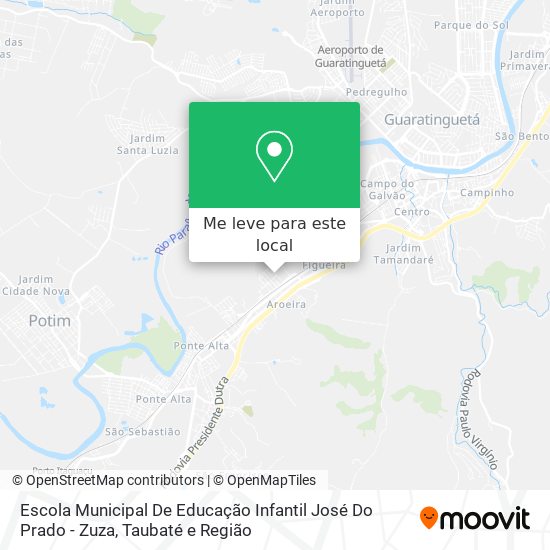 Escola Municipal De Educação Infantil José Do Prado - Zuza mapa