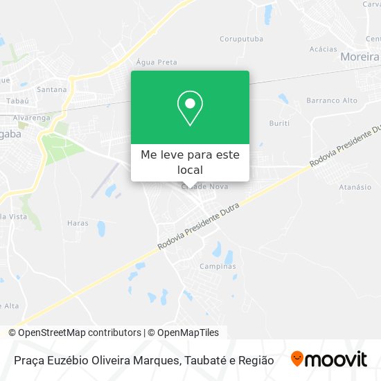 Praça Euzébio Oliveira Marques mapa