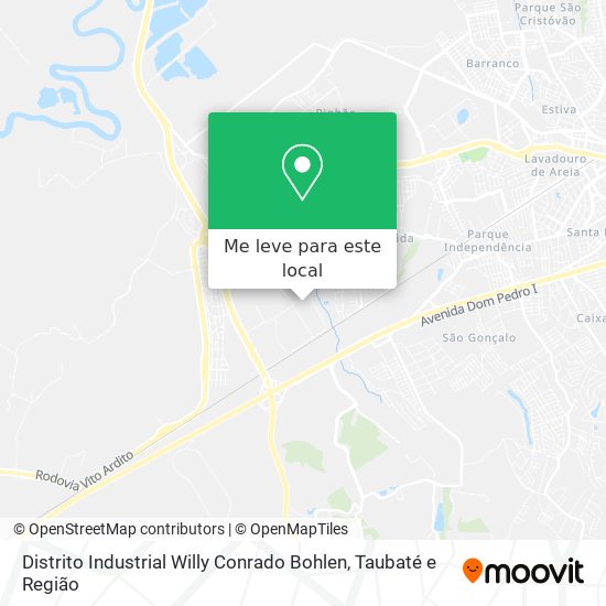 Distrito Industrial Willy Conrado Bohlen mapa