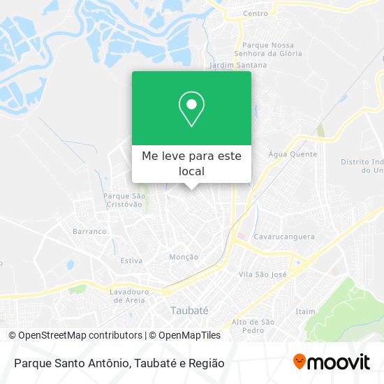 Parque Santo Antônio mapa