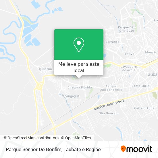 Parque Senhor Do Bonfim mapa