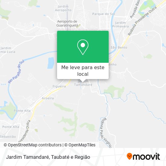 Jardim Tamandaré mapa