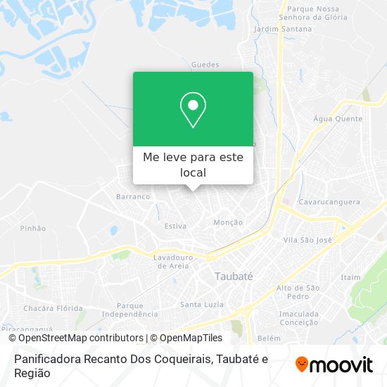 Panificadora Recanto Dos Coqueirais mapa