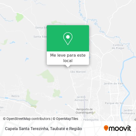Capela Santa Terezinha mapa