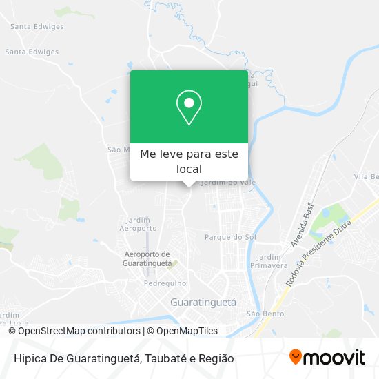 Hipica De Guaratinguetá mapa