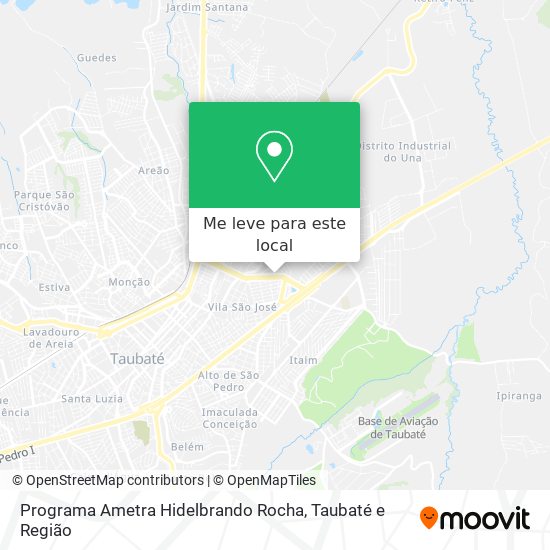 Programa Ametra Hidelbrando Rocha mapa