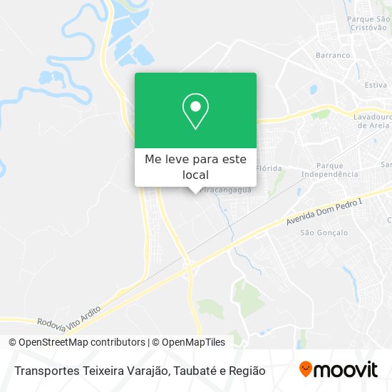 Transportes Teixeira Varajão mapa
