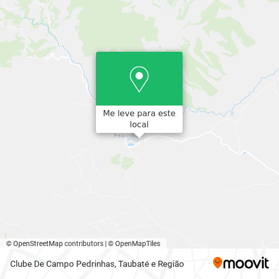 Clube De Campo Pedrinhas mapa