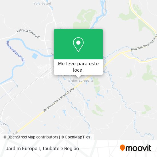 Jardim Europa I mapa