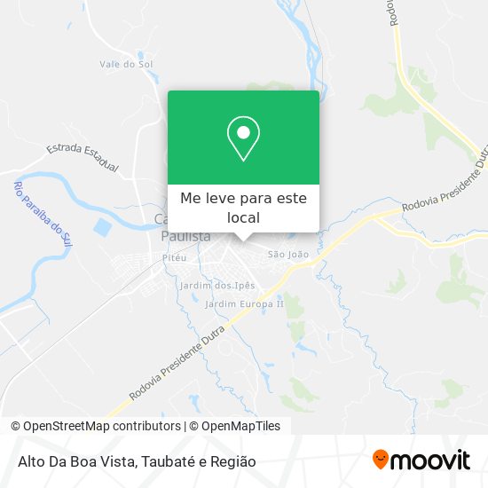 Alto Da Boa Vista mapa